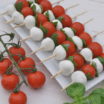 Brochettes Tomate Mozzarella & Basilic - 20 Pièces