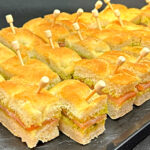 Mini Focaccia au Saumon Fumé - 40 Pièces