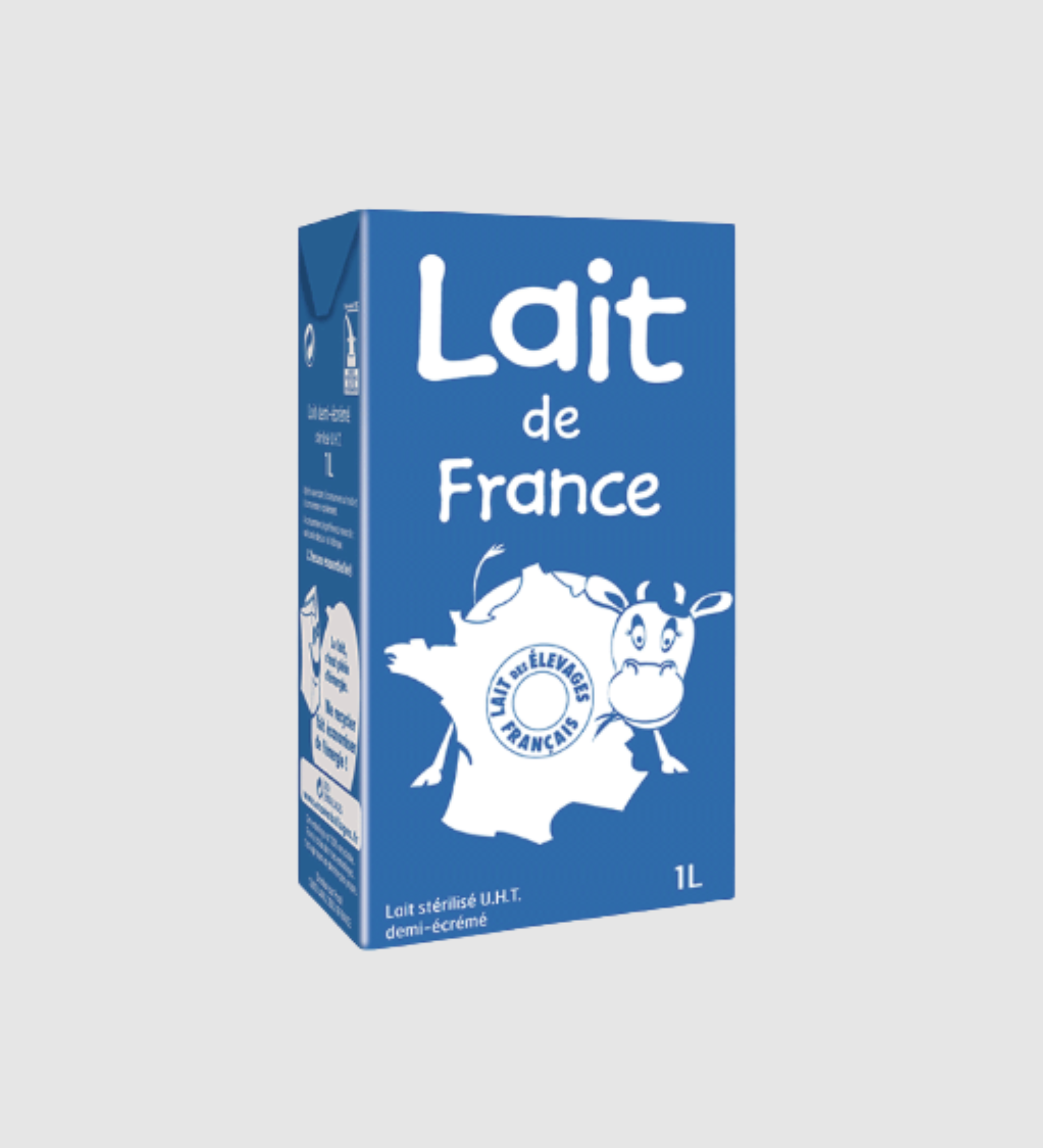 lait Lait demi écrémé 1L – Image 1
