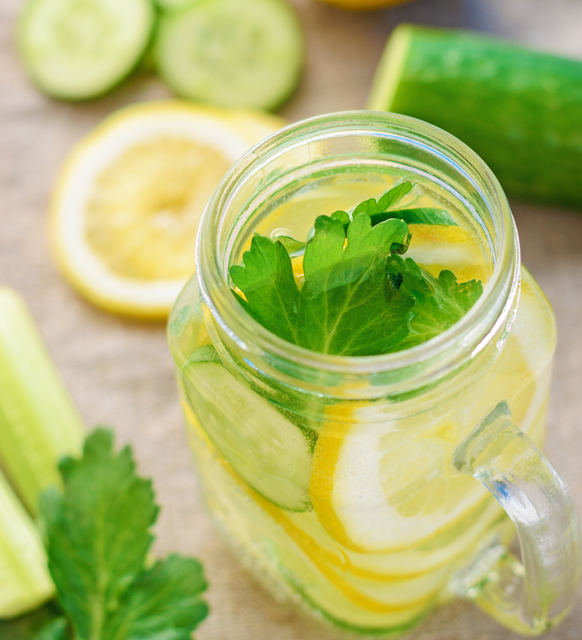 eau detox 1 bonbonne d'eau de 8L – Image 1